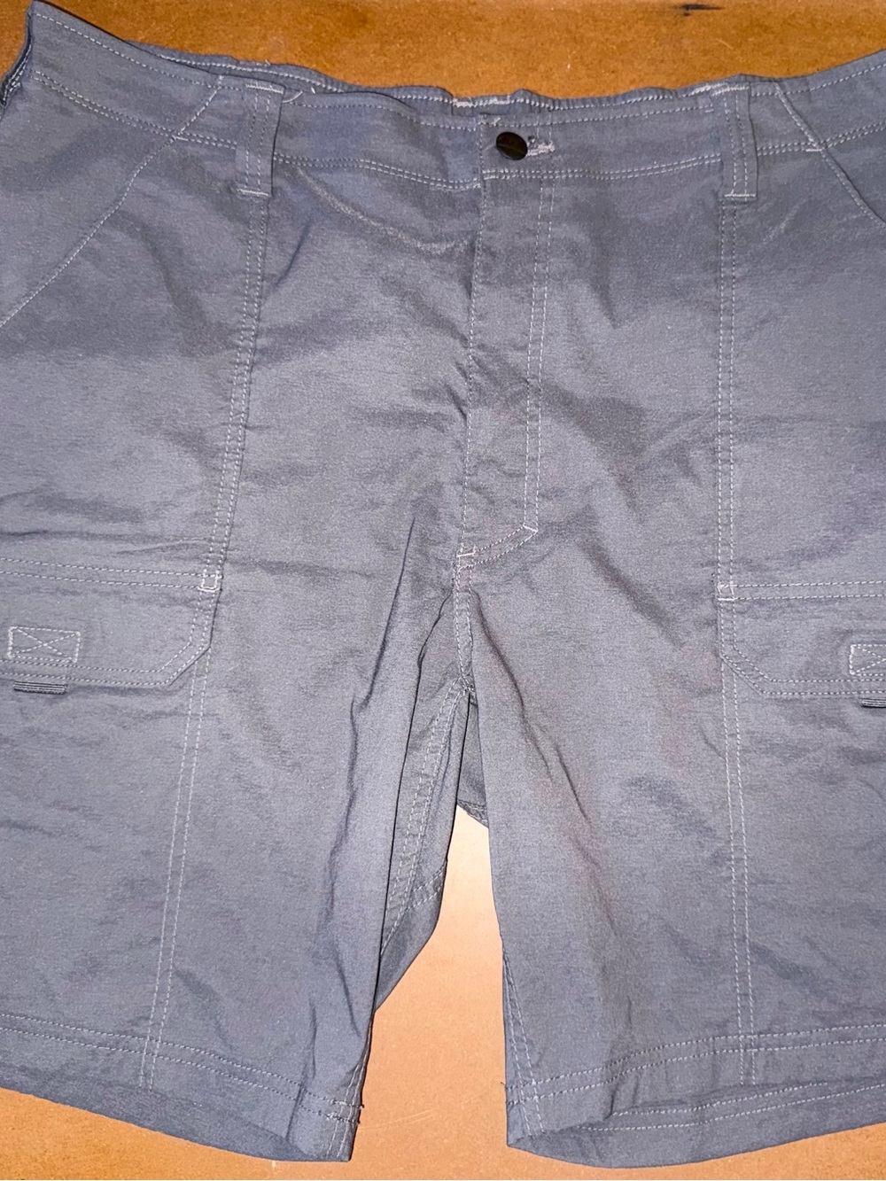 Wrangler Men's Performance Zip Cargo Short - Slate Blue